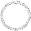 MATERIA by Matthias Wagner Materia, bracciale da donna in argento 925, con ciondolo a forma di cuore, 5 mm, con scatola regalo, prodotto in Germania #SA-73, 17 cm, Argento sterling, Senza pietra