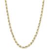 PRINS JEWELS - Collana in oro giallo 750, 18 carati, unisex, spessore di 3,80 mm - e Oro giallo, cod. corda-18-0.70