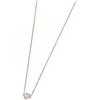 MARLU' Collana donna acciaio pvd oro rosa cuore madreperla di Marlù,15CN034R-W
