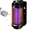 Bseical Antizanzare Elettrico Portatile USB, Zanzariera Elettrica da Interno, Lampada Zanzare Esterno, Lampada Antizanzare Ricaricabile, Anti Zanzare Mini Campeggio UV Luce 50m² (USB Senza Pila, Oro)