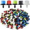 RBCFHI 50-1000 pz irrigatore regolabile gocciolatore irrigatore 8 fori Micro flusso emettitore atomizzatore giardino 1/4 ''tubo 5 colori ugello irrigazione