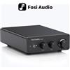 Fosi Audio Amplificatore di potenza HiFi Fosi Audio TB10D 300Wx2 TPA3255 Classe D Stereo con regolazione Alti e Bassi per altoparlanti domestici