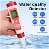 JUANJUAN Misuratore di cloro 5 in 1 Misuratori PH ORP H2 Rilevatore di temperatura Cl2 Monitor della qualità dell'acqua Strumento di test Filtro per piscina SPA Acqua