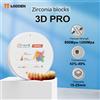 LODDEN Blocco di Zirconia Multistrato LODDEN 3D Pro per Laboratorio Dentale CAD CAM Sistema Aperto 98x10-25mm 43-49% Zirconia ad Alta Resistenza Vita16