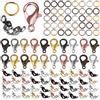 NONE 100 pz In Lega di Metallo Aragosta Chiusura Anelli Connettore Chiusura Crimp End Perline Per Il Braccialetto Collana Catene Creazione di Gioielli Accessori