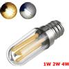 YORYZENG Lampada a filamento LED per frigorifero dimmerabile E14 E12 1W 2W 4W 3000-6000K Lampada a filamento LED bianco freddo/caldo 110V 220V per macchina da cucire