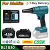 Turpow Soffiatore di polvere senza fili per batteria Makita 18V BL1830 BL1840 BL1850 BL1815 batteria elettrica per soffiatore di polvere con caricabatterie