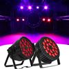 SHEHDS LED Piatto/Grande Par 18x18W 6in1 o 18x12W 4in1 Illuminazione DMX512 Lega di Alluminio Adatto per DJ Disco Festa di Natale Stage