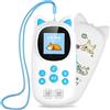 AEVYVKV Lettore MP3 musicale da 32 GB per bambini, lettore MP3 musicale BT 5.0 a forma di simpatico cartone animato con altoparlante, supporto fino a 128 GB di scheda TF