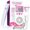 Alextrasza 3.0 MHz LCD Doppler fetale Rilevatore di frequenza cardiaca prenatale per bambini Sonar domestico Doppler Stetoscopio Donne incinte Monitor fetale