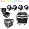 HYULIGHTS IP65 Impermeabile con flight case Led Par Lights18x18w RGBWA UV Dj DMX512 Controllo Attrezzatura professionale per DJ Luci da discoteca