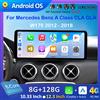 LIARO-NAVI Autoradio Android 15 con Navigazione GPS e Lettore Multimediale per Mercedes Benz Classe A CLA GLA W176 2012-2018, 4G+WIFI BT, Schermo QLED