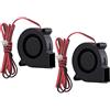 NONE 2PCS DC 5V 12V 24V 50x50x15mm Dispositivo di raffreddamento centrifugo 2Pin USB Ventola radiale 5015 Turbo Ventilatore 5cm 50mm Radiatore per raffreddamento stampante 3D