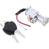 NONE 1pc nuova mini lucchetto universale per caricabatteria con 2 chiavi per moto bici elettrica scooter serratura elettrica per bici elettrica