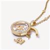 Collana con ciondolo aperto per donne e ragazze Collana con accessori fai da te di moda semplice 2025 Nuovi regali di gioielli con collana a catena carina alla moda