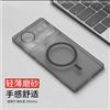 NONE Custodia magnetica per Nubia Z80 Ultra, compatibile con MagSafe, trasparente opaca in morbido silicone, cover posteriore per ZTE Nubia Z80 Ultra 5G