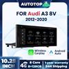AUTOTOP Autoradio Multimediale Android 14 da 10.25 Pollici con CarPlay Wireless e Android Auto per Audi A3 8V 2012-2020, 4G WIFI BT GPS Navigazione