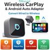 OTTOCAST Adattatore Wireless Ottocast 3.0 Mini Slim per CarPlay e Android Auto, Dongle Plug & Play con Bluetooth 5.0 e Connessione Wi-Fi Automatica per il 98% delle Auto