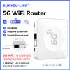 XUNYOU-LINK Router XUNYOU-LINK 5G SIM WiFi6 con Porta Ethernet Gigabit, Router Wireless Portatile ad Alta Velocità, Hotspot Mobile per Casa e Viaggi