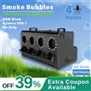 NONE Macchina Professionale SY-BF3000 per Fumo e Bolle con Doppia Ruota da 1500W, LED RGBW a Colori Completi 48x3W, Controllo Remoto DMX512, Effetto Speciale per Atmosfera da Palco, Generatore di Nebbia e