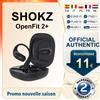 SHOKZ Cuffie Open-Ear Originali SHOKZ OpenFit 2+ T921 con Audio Dolby, Bluetooth 5.4 Wireless, Microfono, 48 Ore di Utilizzo, IP55, Ricarica Rapida