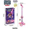 Bandai Microfono Giocattolo 5350a per Cacciatori di Streghe con Supporto Regolabile, Luci LED, Riproduzione MP3, Karaoke, Regalo per Esibizioni Musicali
