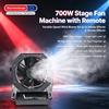 carinamoba Ventilatore da Palco 700W con Telecomando, Soffiatore a Velocità Variabile per Effetti di Fumo in Discoteca e DJ
