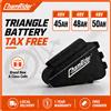 NONE Batteria Triangolare ChamRider 48V 45AH 48AH 50AH per Bici Elettrica, Celle 21700 52V, BMS 40A 50A, Grande Capacità 500W 750W 1000W 1500W 2000W 5000MAH 4800MAH 4500MAH