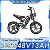 NONE Bicicletta Elettrica KOOLUX X9 Mini con Motore da 250W, Batteria 48V13AH, Freni Meccanici, Pneumatici Fat da 16 Pollici, Bici Elettrica per Tutti i Terreni, E-Bike Urbana