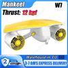 NONE Mankeel W7 Scooter Subacqueo Elettrico con Doppi Motori da 240W, Profondità di Immersione 50m, Spinta 12kgf, Batteria 30-60min, Scooter Marino Portatile per Immersioni, Nuoto, Snorkeling e Sport