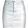 DONDUP - Gonna jeans - Argento