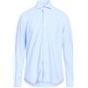 FEDELI - Camicia a righe - Celeste