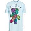 PHILIPP PLEIN - T-shirt - Celeste