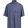 EMPORIO ARMANI - Camicia regular fit - Blu