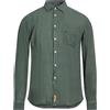 B.D.BAGGIES - Camicia in lino - Verde scuro