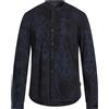 JOHN VARVATOS - Camicia fantasia - Blu notte