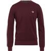 FRED PERRY - Pullover - Bordeaux