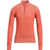 MOORER - Maglia con zip - Arancione