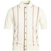 LA FILERIA - Camicia a righe - Off white