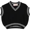 ELISABETTA FRANCHI - Maglia Gilet - Nero
