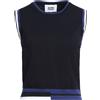 ALPHA STUDIO - Maglia Gilet - Blu notte