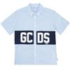 GCDS MINI - Camicia fantasia - Celeste