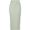 TORY BURCH - Gonna midi - Verde chiaro