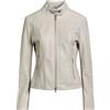 STREET LEATHERS - Giacca biker - Tortora