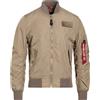 ALPHA INDUSTRIES - Bomber - Sabbia