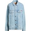 MARTINE ROSE - Giubbotto jeans - Blu