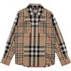 BURBERRY - Camicia fantasia - Beige