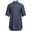 PAUL & SHARK - Camicia in lino - Blu