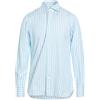 ISAIA - Camicia a righe - Blu chiaro