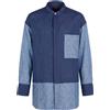 MOORER - Camicia in lino - Blu navy